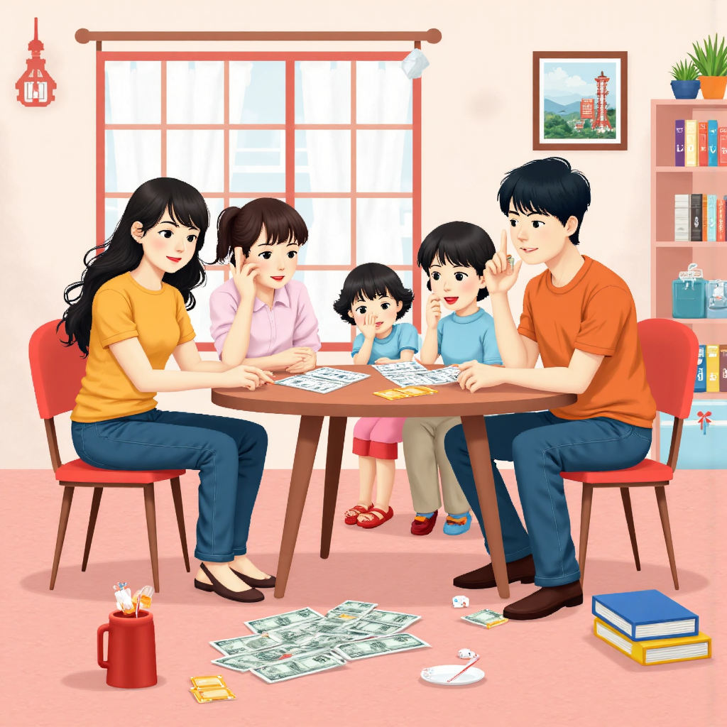 台灣家庭規劃日本旅行像素藝術