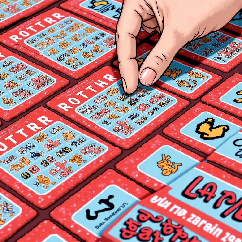 illustration of thai lottery tickets and numbers being chosen with a sense of hopeful anticipation vibrant colors detailed drawing style