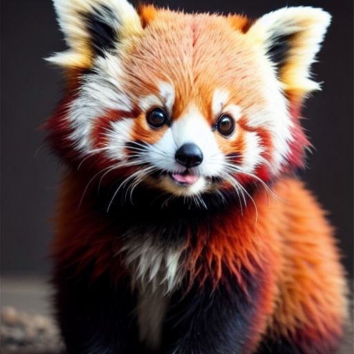 Cute, beautiful, gorgeous a cute red panda mixed with a robot [[poorly drawn, pixelated, compressed, low resolution, normal quality, low quality, bad anatomy, bad proportions, cloned face, duplicate, extra arms, extra limbs, extra legs, fused fingers, gross proportions, long neck, malformed limbs, extra legs, fused fingers, watermark, signature, username, jpeg artifacts, jpg artifacts]] <proto53-real>