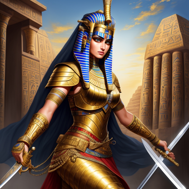 Art Egyptian Warrior