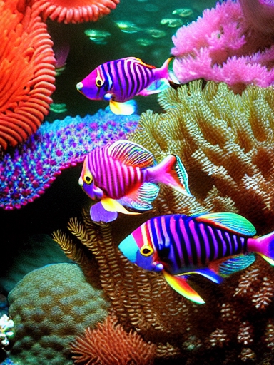 aquariumaquaticauthenticbackgroundblueclearcrystaldeepdivingexoticfishfreejellyfishjellyfishesmarinemedusanatureoceanpolypseashotswimswimmingtentacletranslucenttraveltropicalunderwaterwater he 3d high tech pink purple colors<dreamlike>