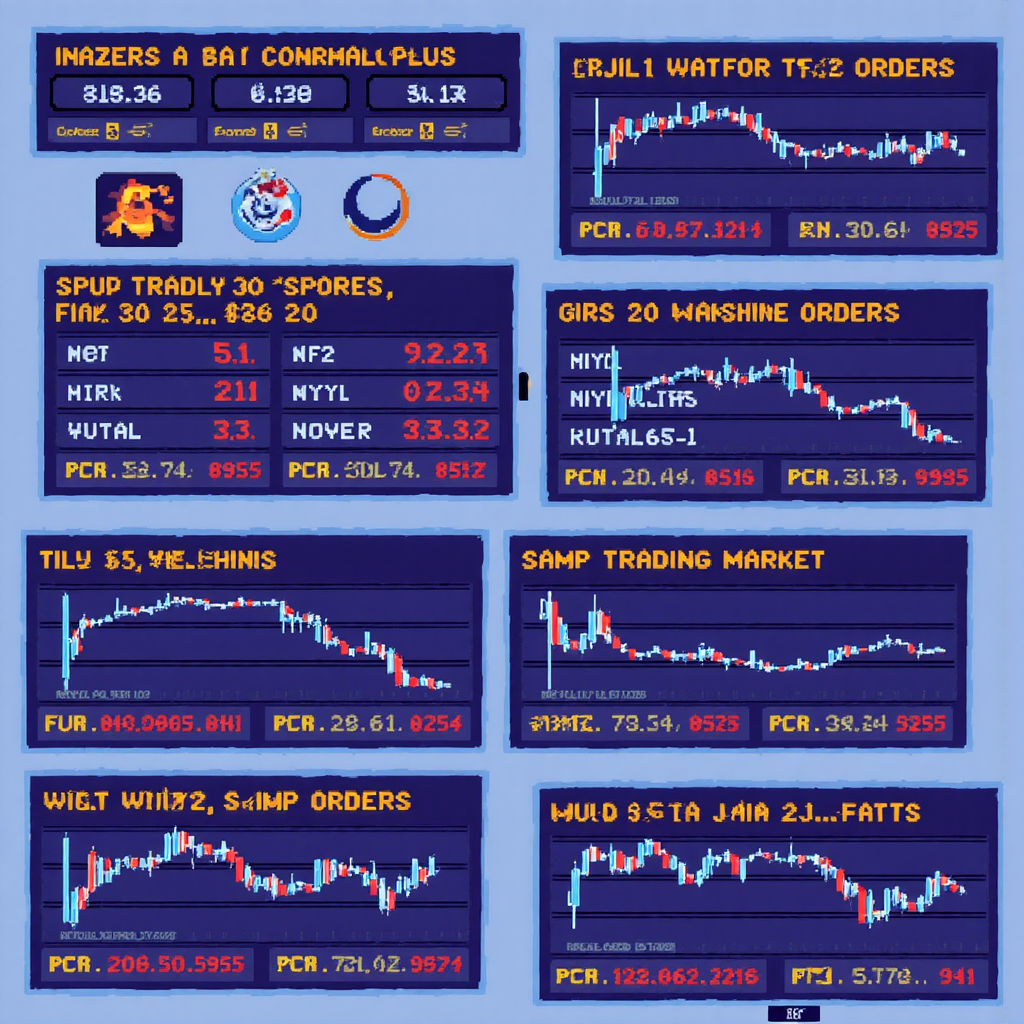 step by step visual guide showing how grid trading orders are placed and executed in a fluctuating market soft vibrant colors