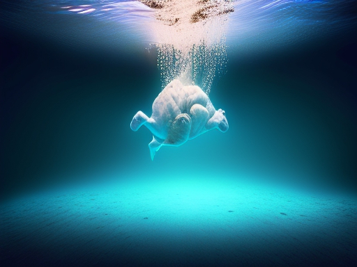 white bread walking on the moon underwater <darkvoyage> hd