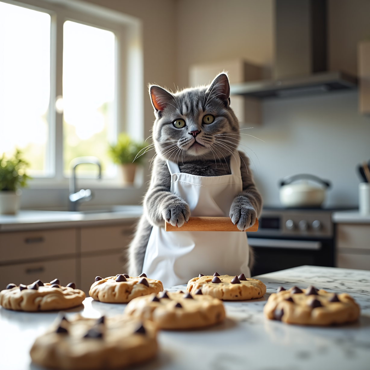 /workflow ((a boy chubby blue British Shorthair ca...
