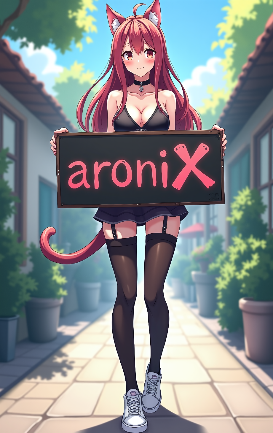 a beautiful anime art style of a tall adult female...