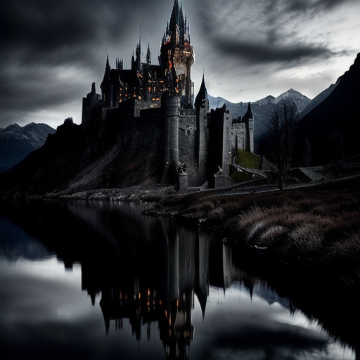 Dark Fantasy Castle Wallpaper