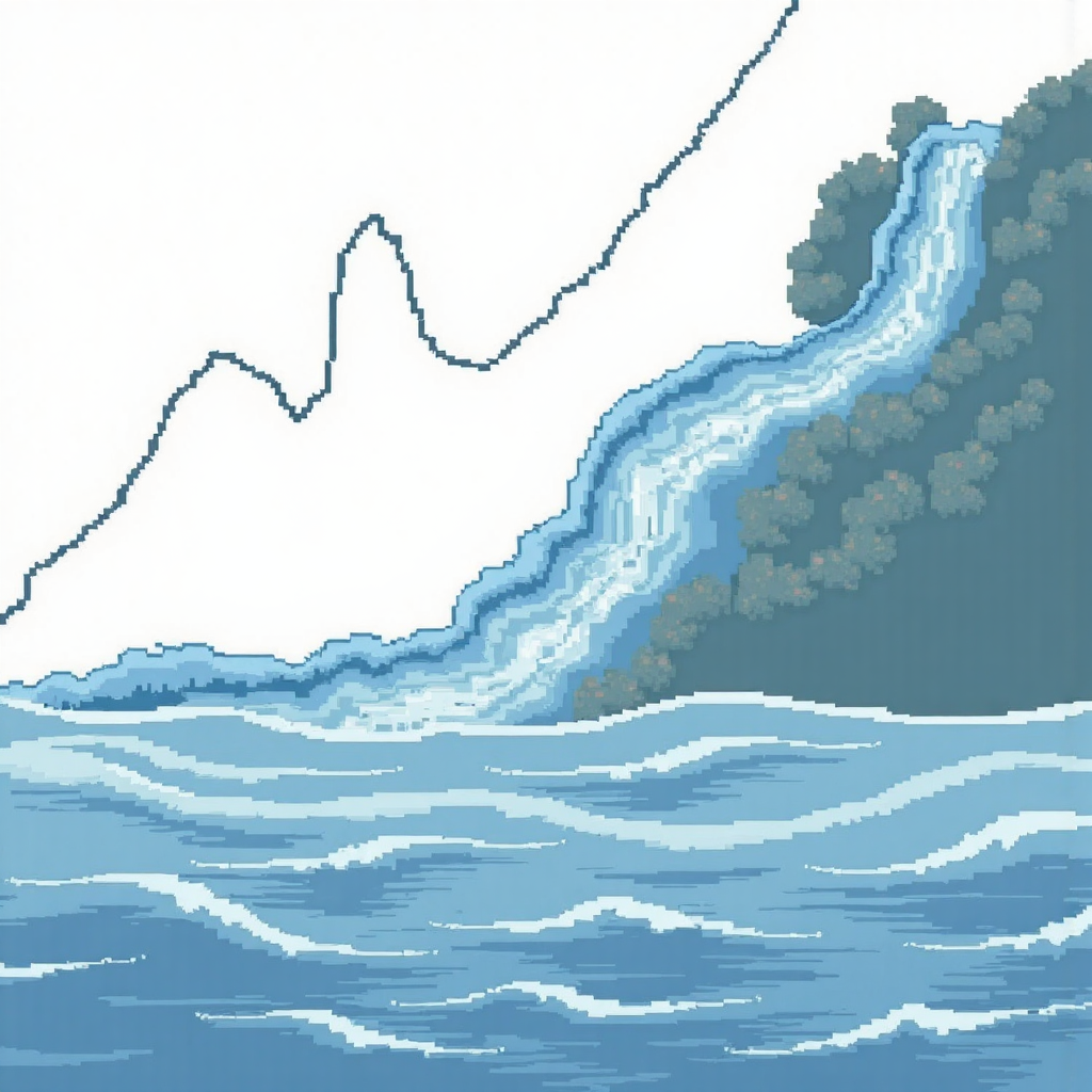 穩定現金流與可預測收益的視覺象徵，顯示長期向上趨勢