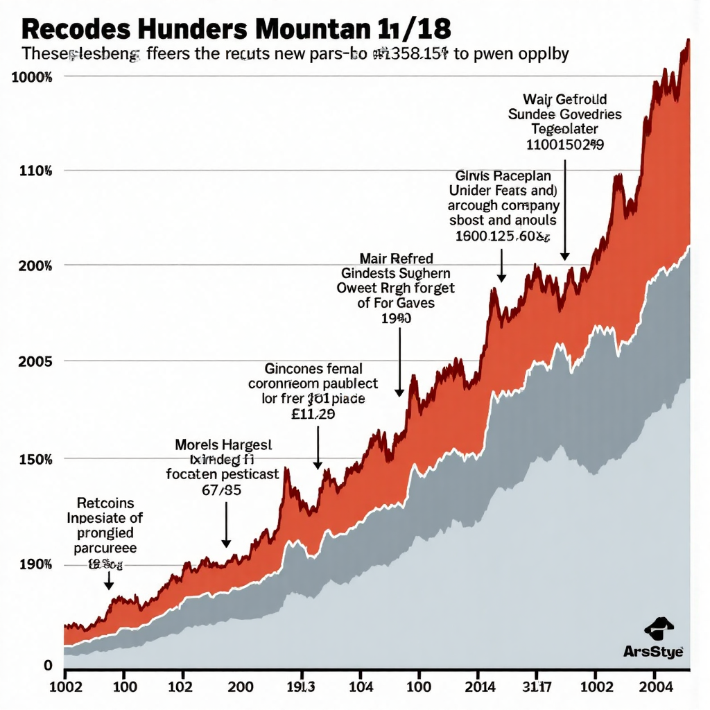 鴻海歷史股價圖表,標示數十年來的關鍵轉折點,反映全球經濟變遷、產業轉移與公司策略決策