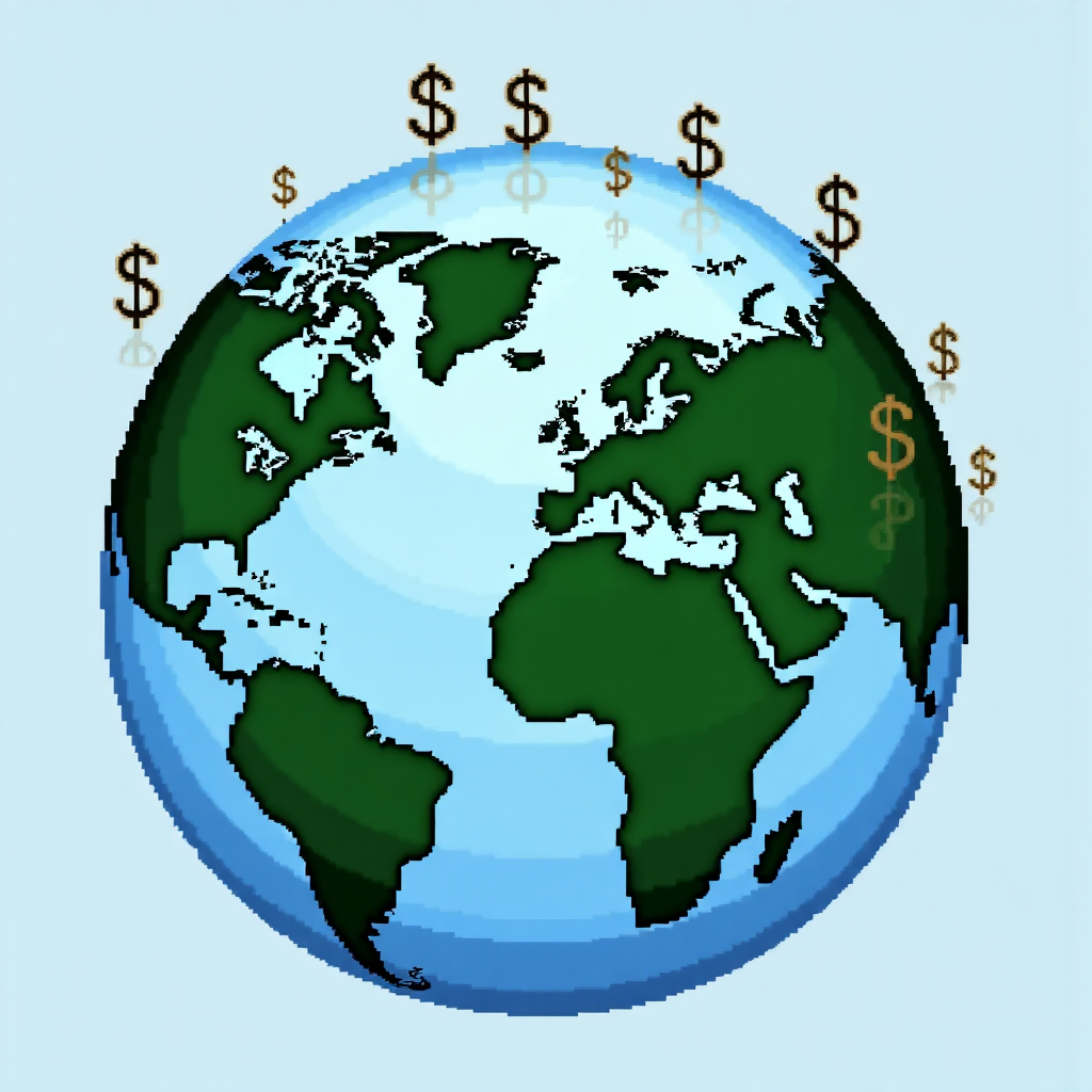 stylized illustration of thai baht and us dollar coins interacting with financial charts depicting fluctuations warm inviting color palette