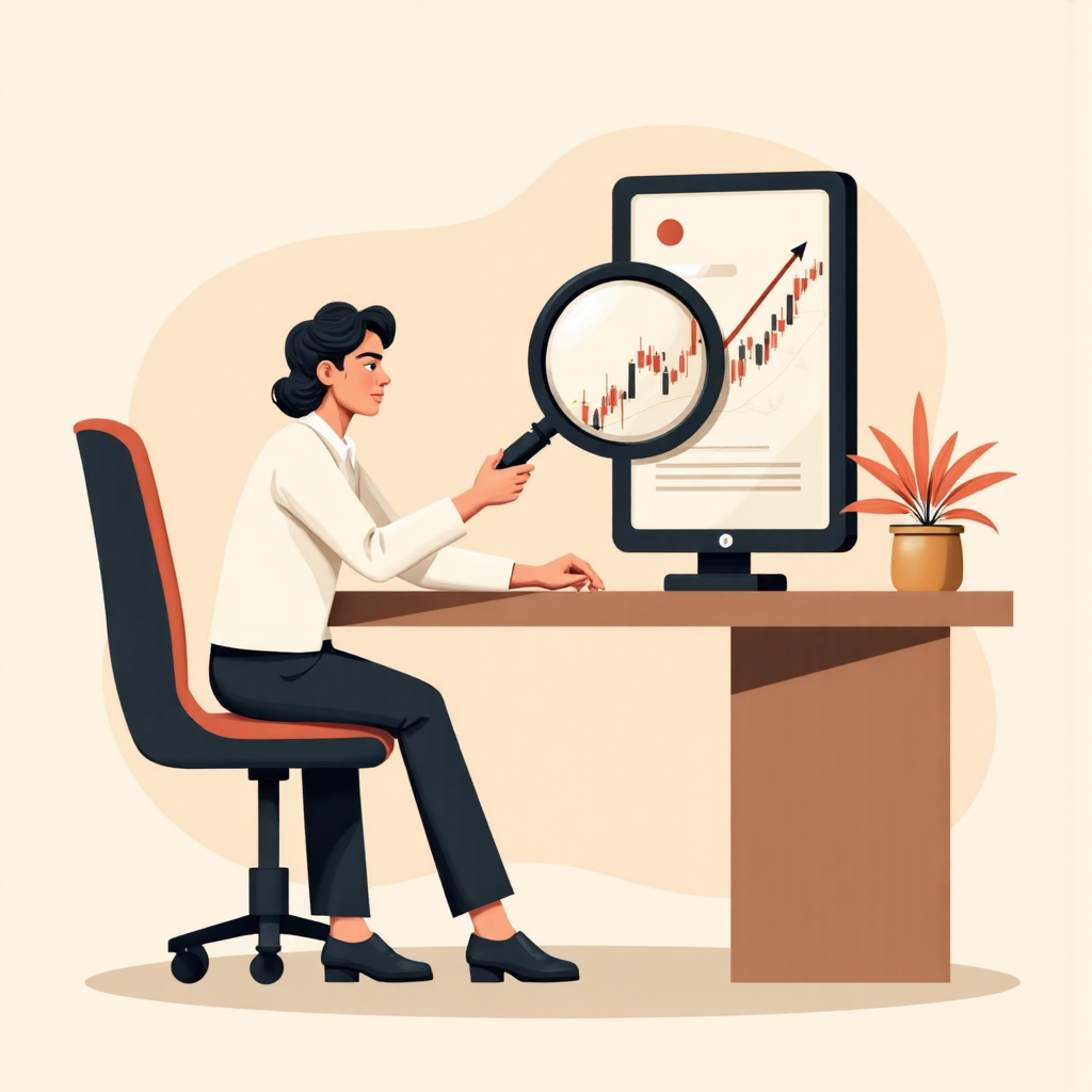 金融槓桿放大投資機會的像素藝術圖