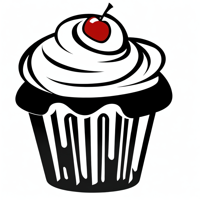 Cupcake Clip Art Shape